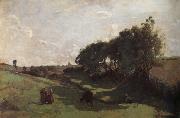 Corot Camille The vaguada oil painting